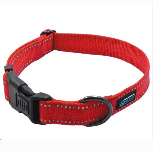 Dog Collar: Red, NEO, Large - Picture 1 of 5